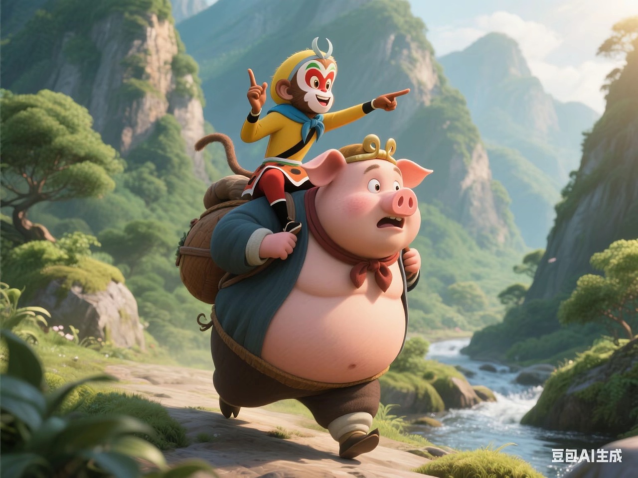 孙悟空与猪八戒