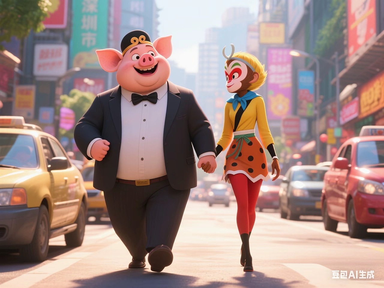 孙悟空与猪八戒