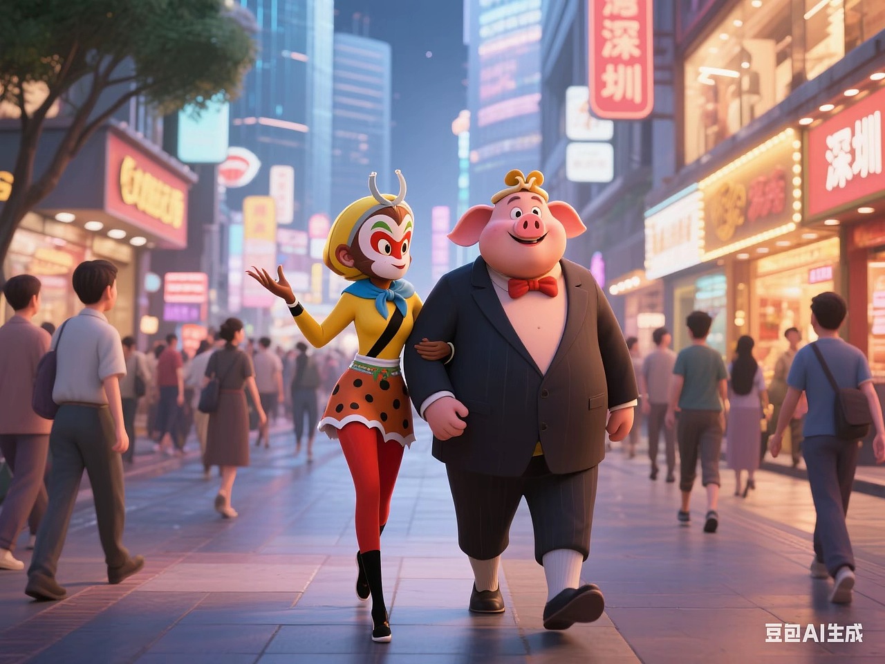 孙悟空与猪八戒