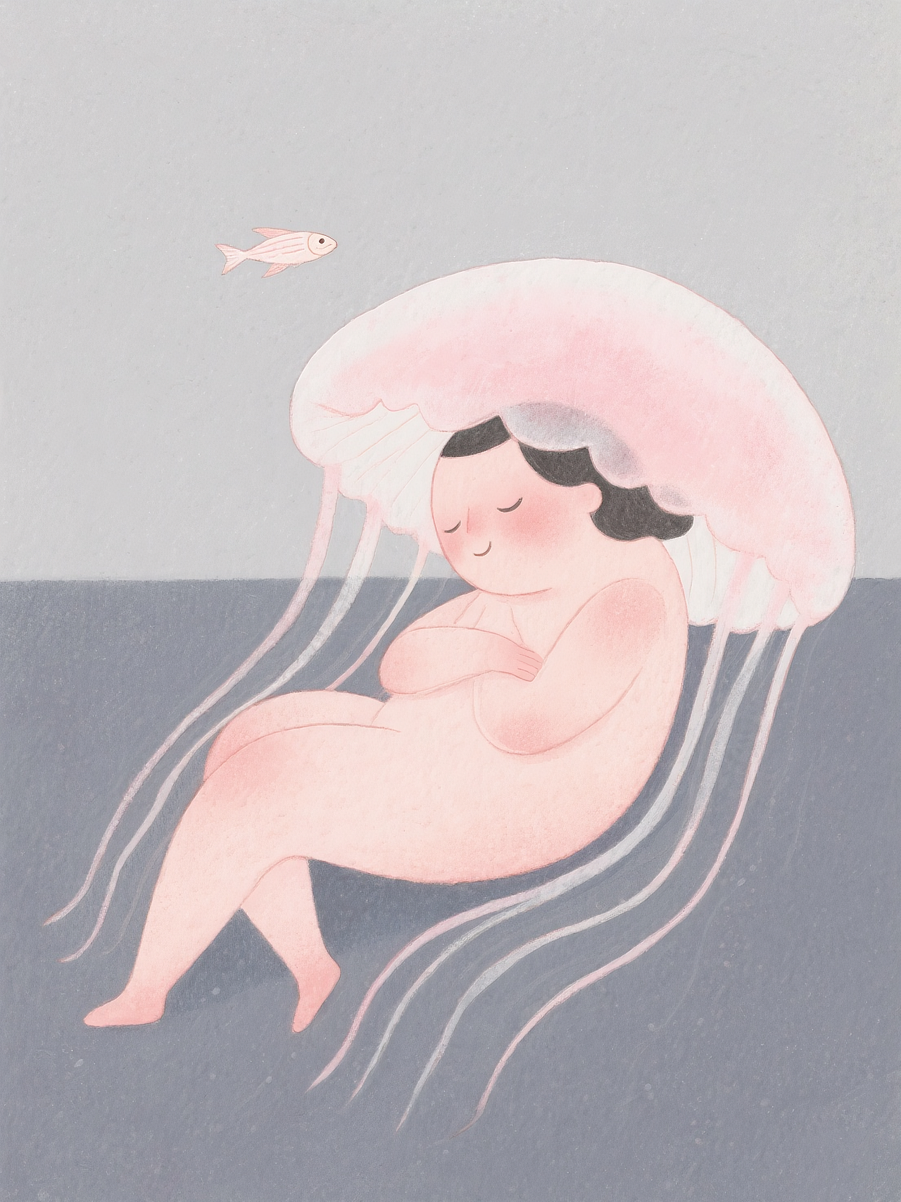 《今晚睡在...》4完结(睡气球、水母、苔藓、雪上)