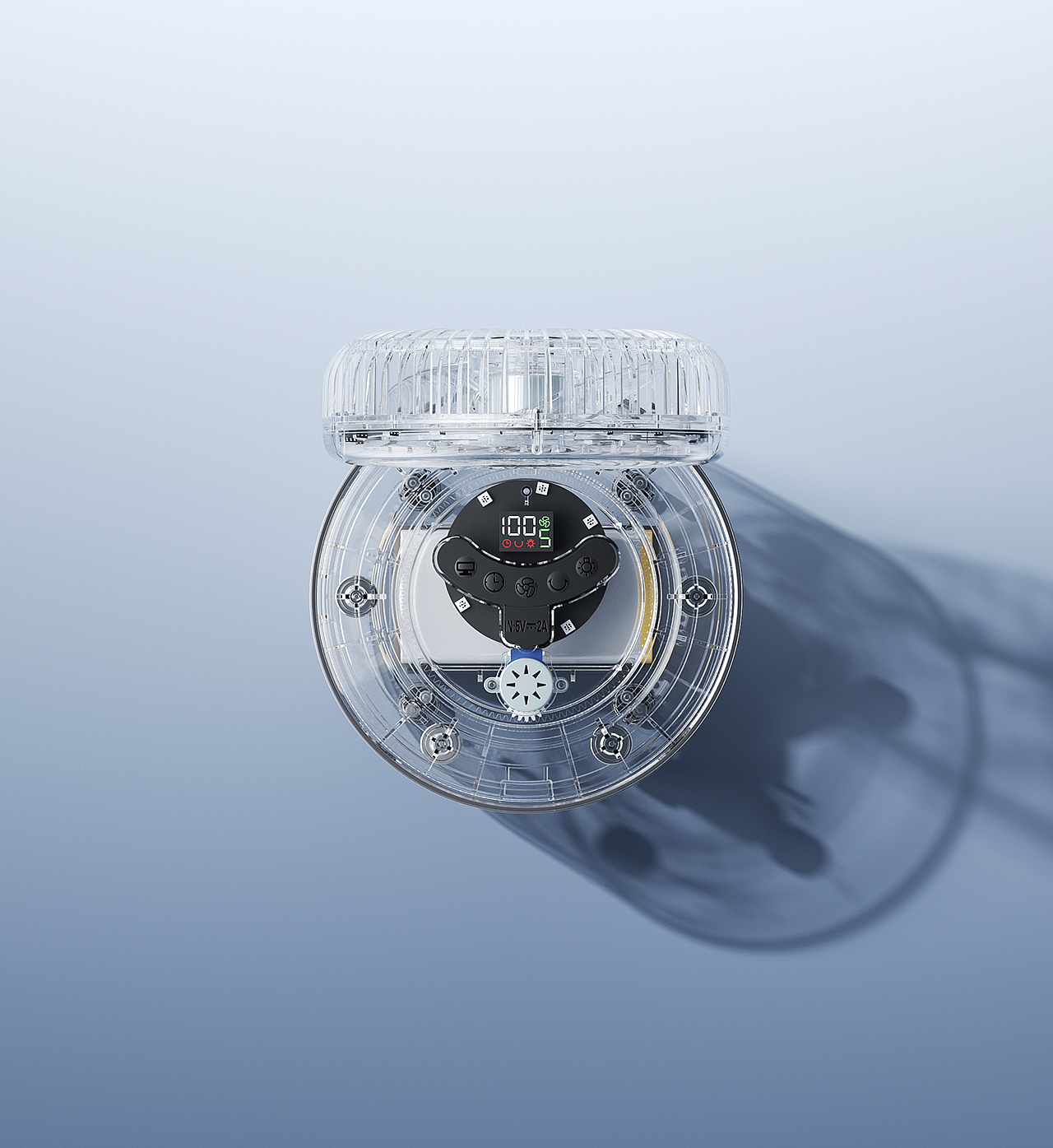 透明风扇-倍量品牌渲染