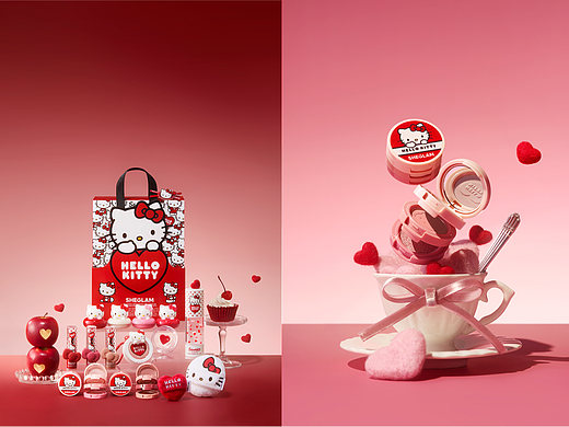 Sheglam｜Hello Kitty套装拍摄
