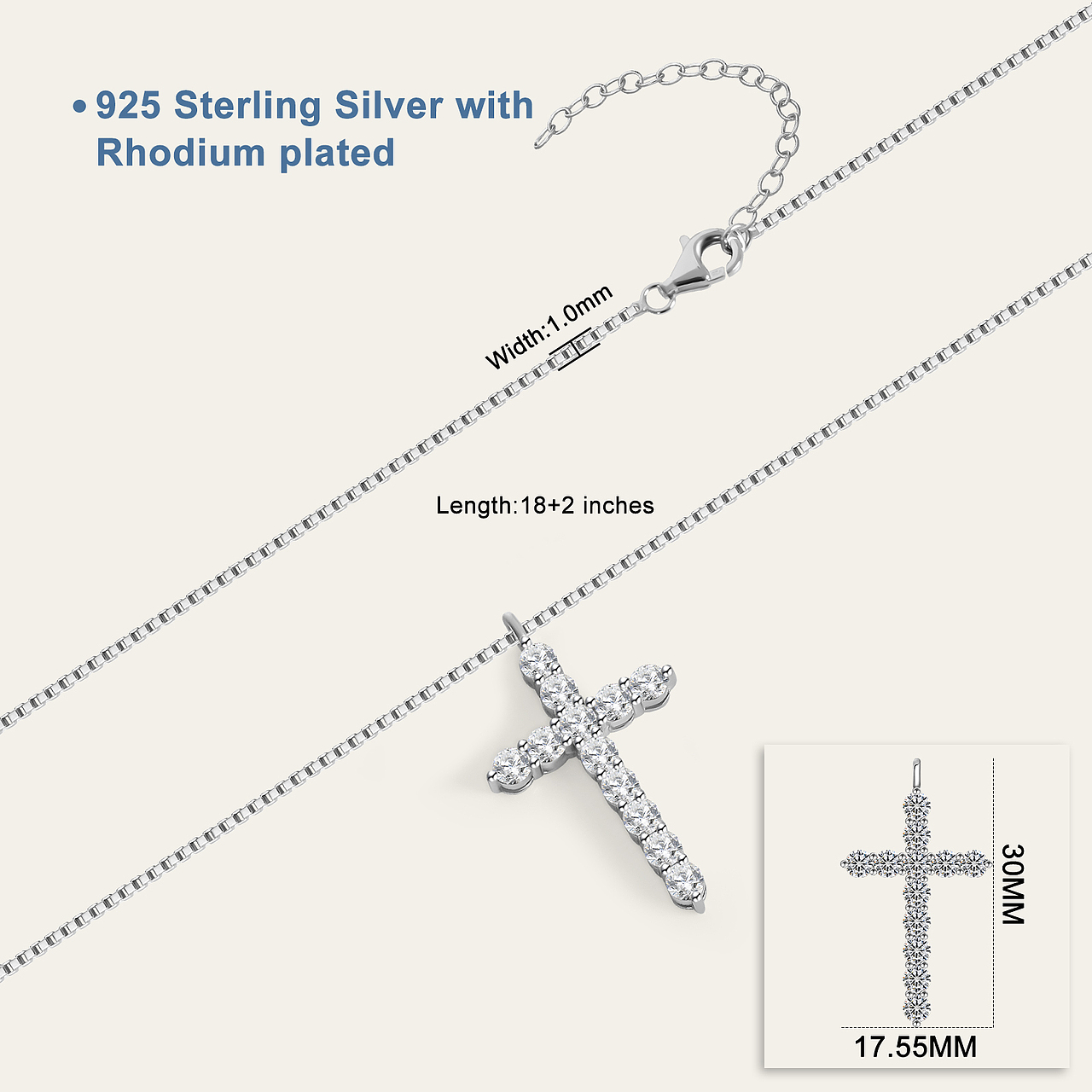 亚马逊 / 亚马逊产品精修/十字架项链