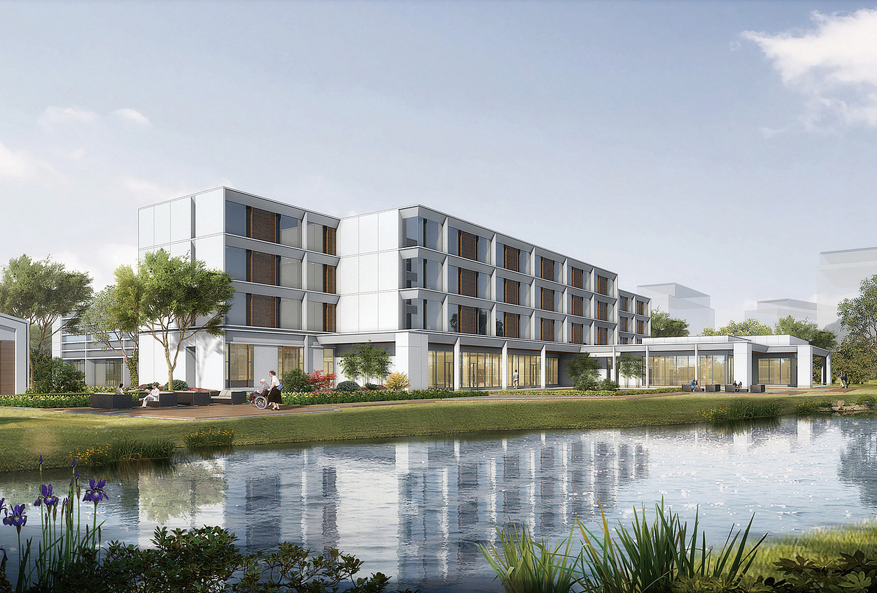 无锡宜兴雅达医院SU模型下载