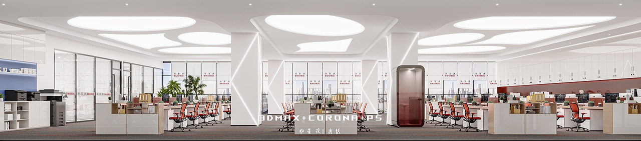 工装 | 现代风办公室（图ZMzkzMjM2OTY4） - 其他空间 - 站酷设计师Tt唐恬超甜原创素材 - 站酷ZCOOL
