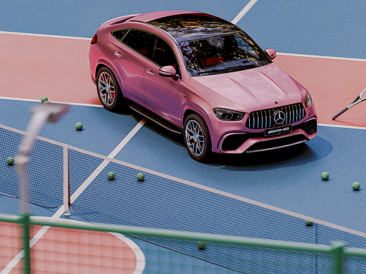 -BENZ GLE-产品视觉表达渲染