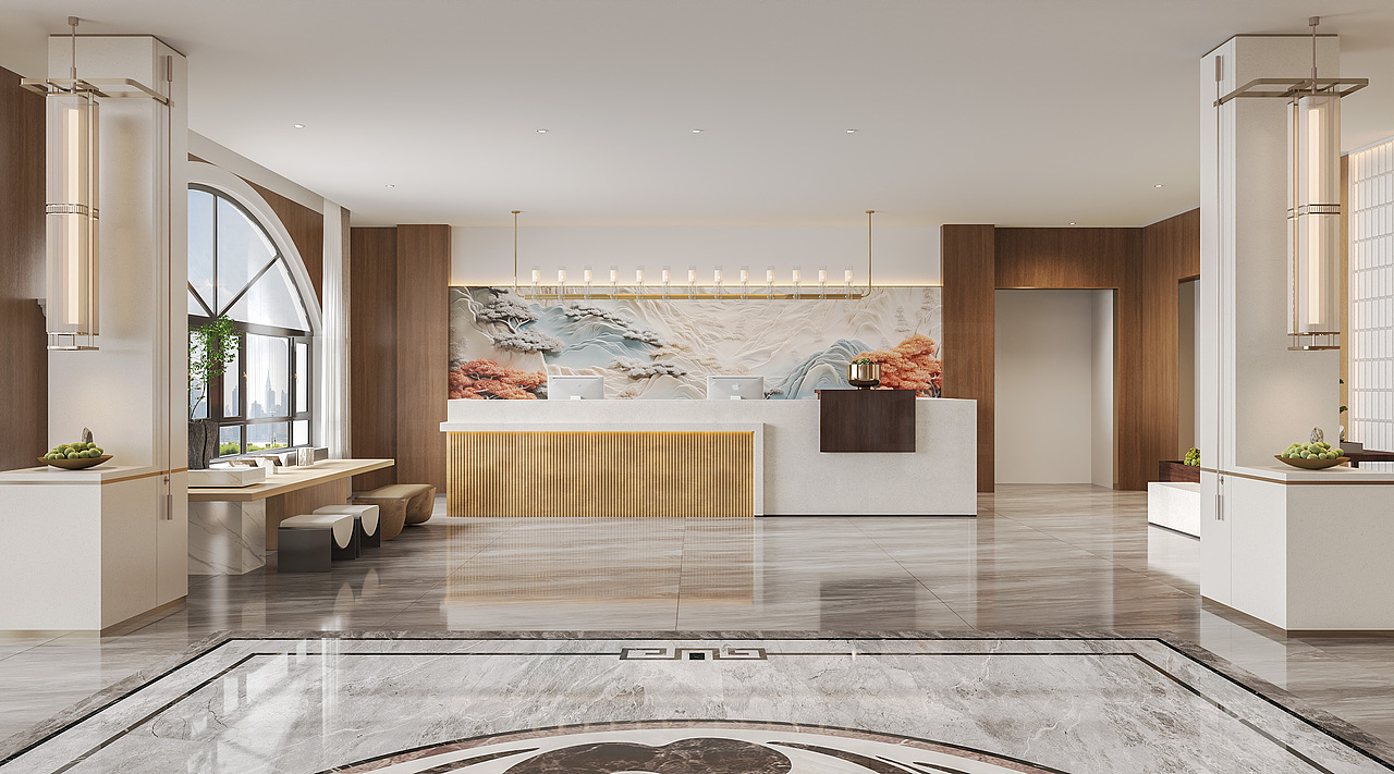 大型民宿酒店 从影音厅 餐厅 大厅 休息室 区域展示