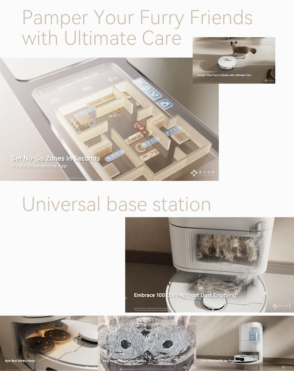 追觅 | Dreame L40 Ultra CE扫地机器人（图ZMzkzMjQ1MTA0） - 产品 - 站酷设计师十六C原创素材 - 站酷ZCOOL
