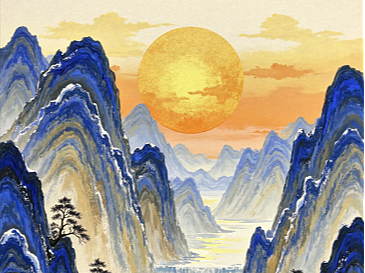 🌙 ​​『星潮漫卷千山盏，渡月烹云揽鹤归』