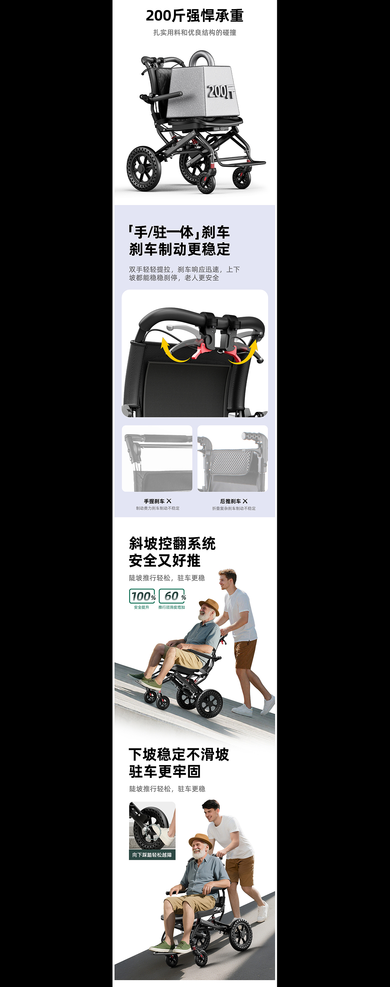 轮椅建模渲染详情页案例（图ZMzkzMjUxNDIw） - 电商 - 站酷设计师集思品牌电商视觉原创素材 - 站酷ZCOOL