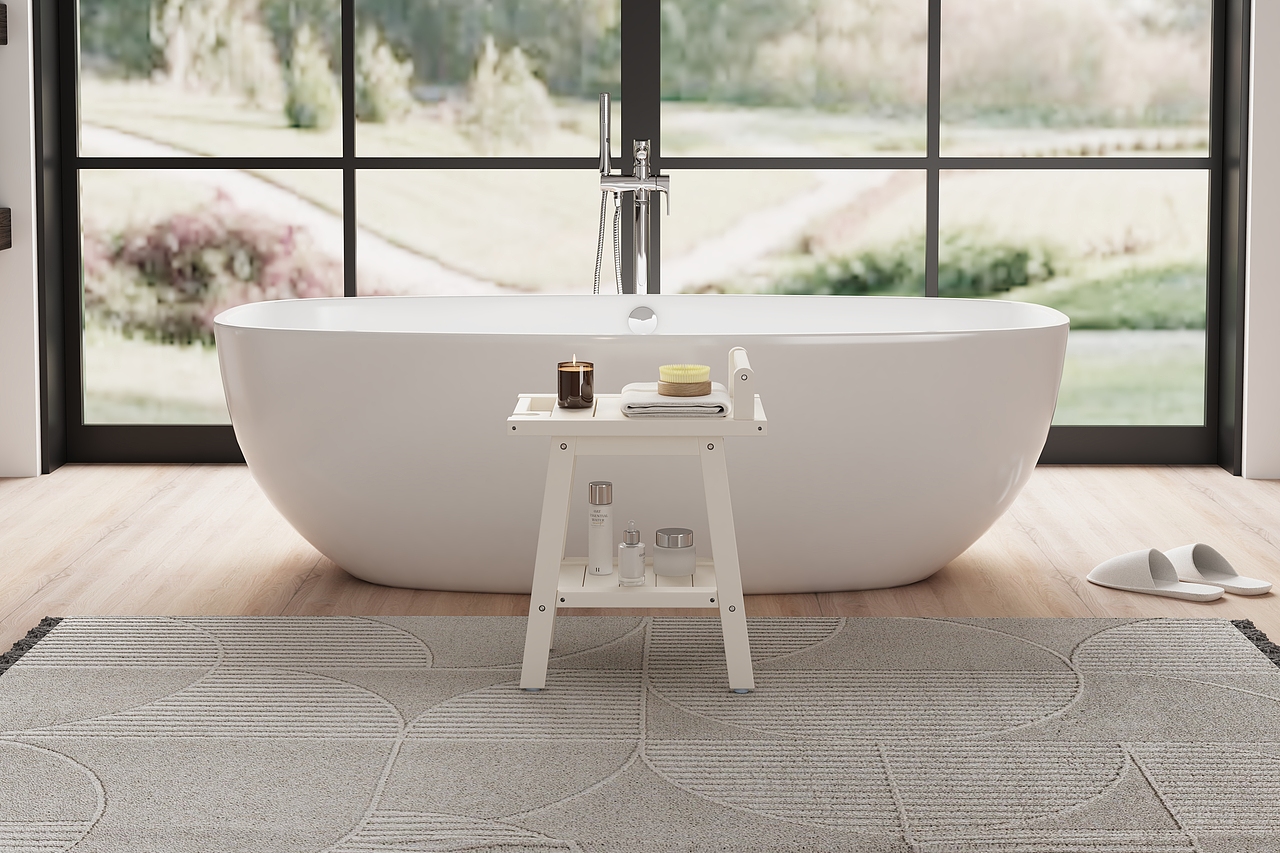 浴室凳建模渲染-电商平台-亚马逊主图A+/淘宝详情页