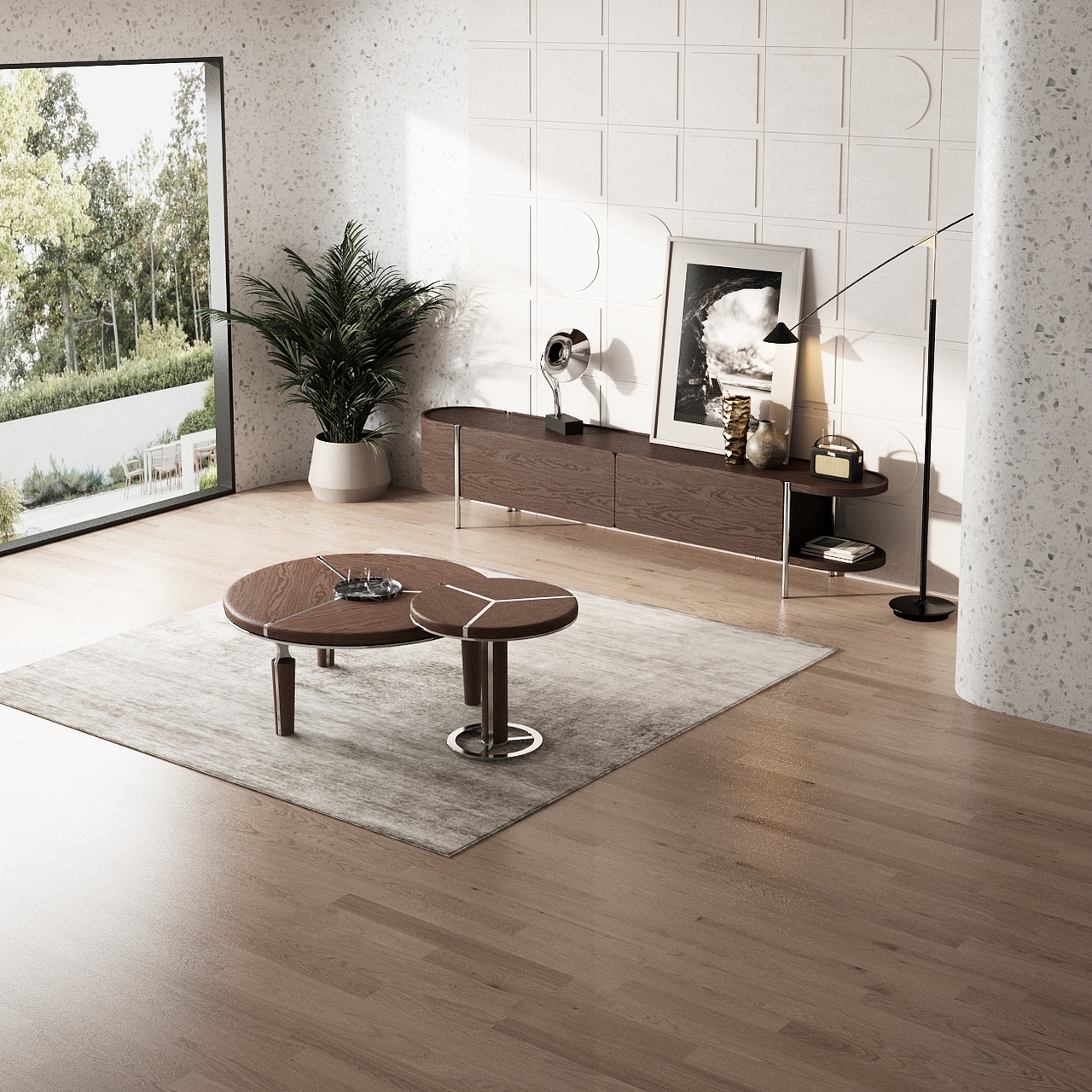 茶几拍摄建模渲染-电商平台-亚马逊主图A+/淘宝详情页（图ZMzkzMjUyNDAw） - 产品 - 站酷设计师创酷视觉设计原创素材 - 站酷ZCOOL