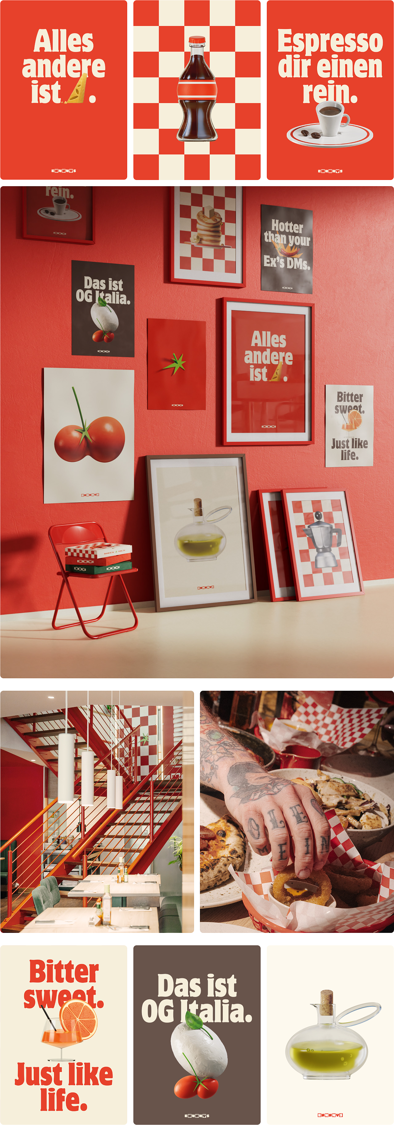 品牌设计 | EMMYS 披萨店