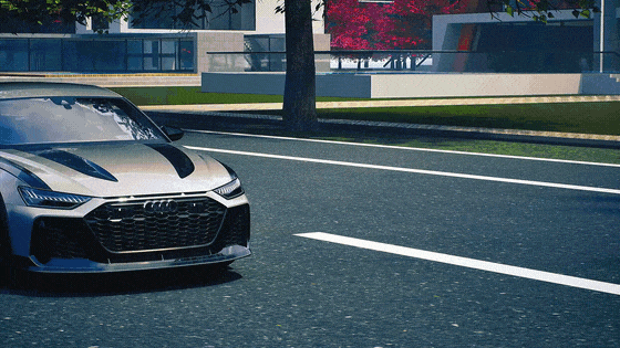 车队飞驰光影动画展示2