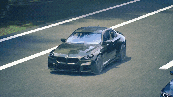 车队飞驰光影动画展示2