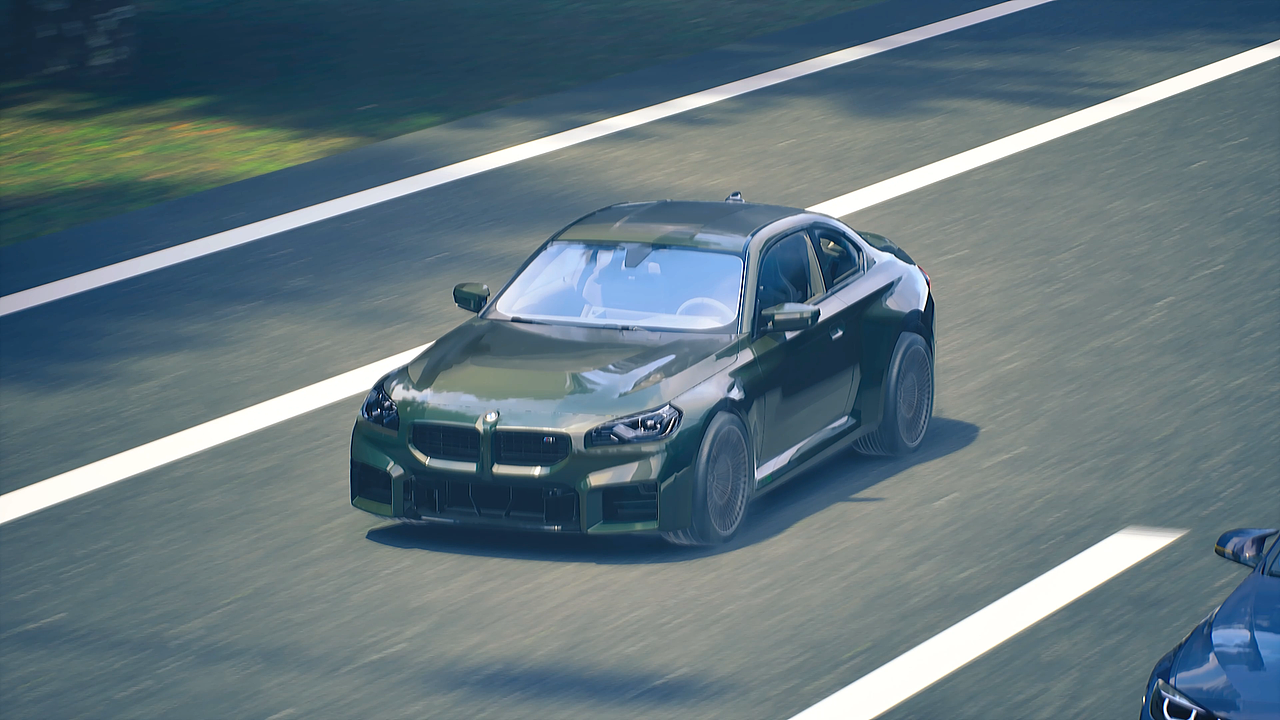 车队飞驰光影动画展示2