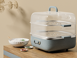 家用蒸锅建模渲染