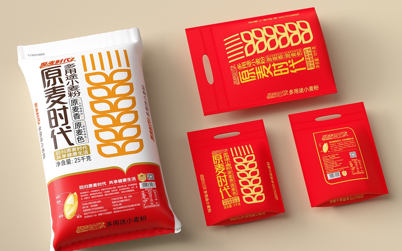 原麦时代X灵智 | 后0添加时代,让好面回归原麦(图ZMzkzMjYxNjQw) - 包装 - 站酷设计师灵智品牌营销策划原创素材 - 站酷ZCOOL