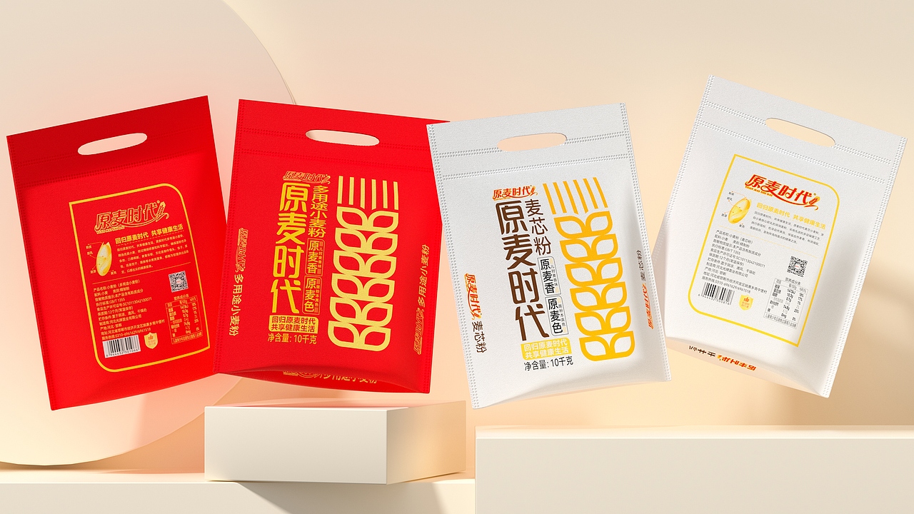 原麦时代X灵智 | 后0添加时代,让好面回归原麦(图ZMzkzMjYxNjE2) - 包装 - 站酷设计师灵智品牌营销策划原创素材 - 站酷ZCOOL