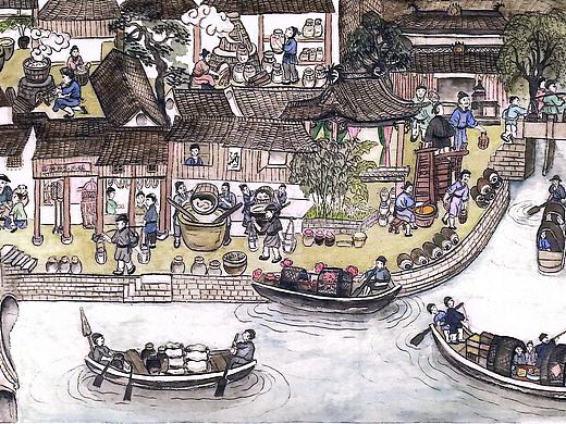 关于绍兴的插画