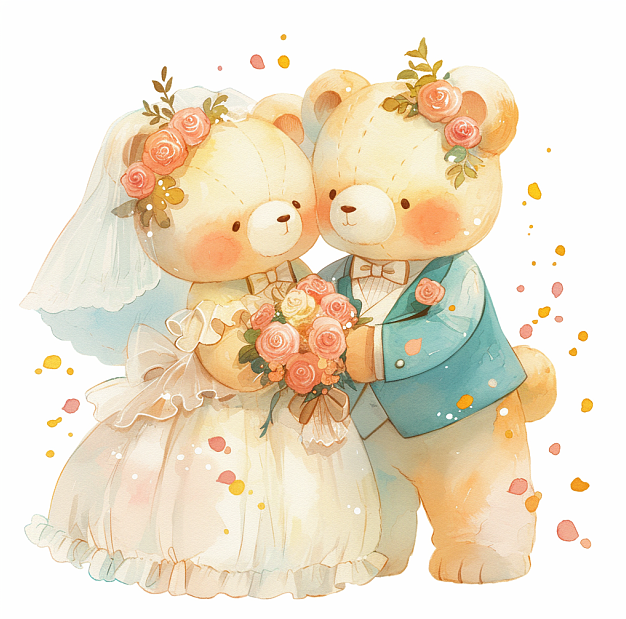 结婚小熊系列