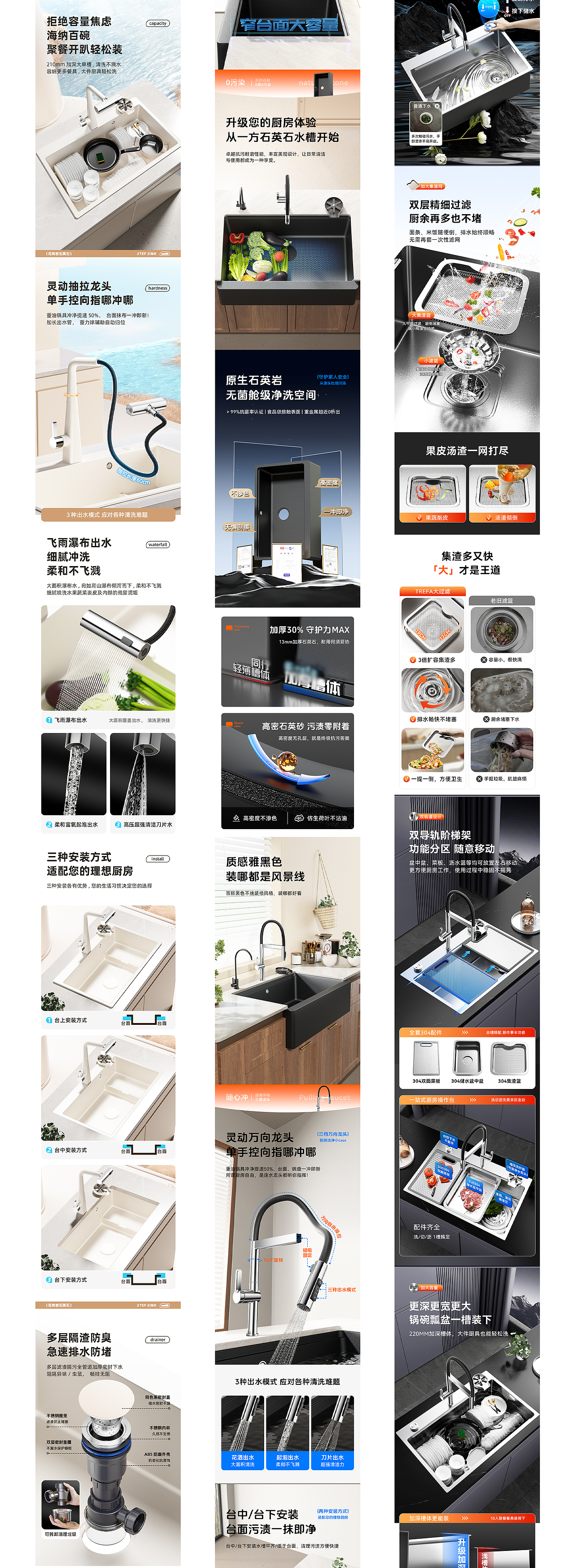 水槽详情X3（图ZMzkzMjY4Njg4） - 电商 - 站酷设计师清冽途上原创素材 - 站酷ZCOOL