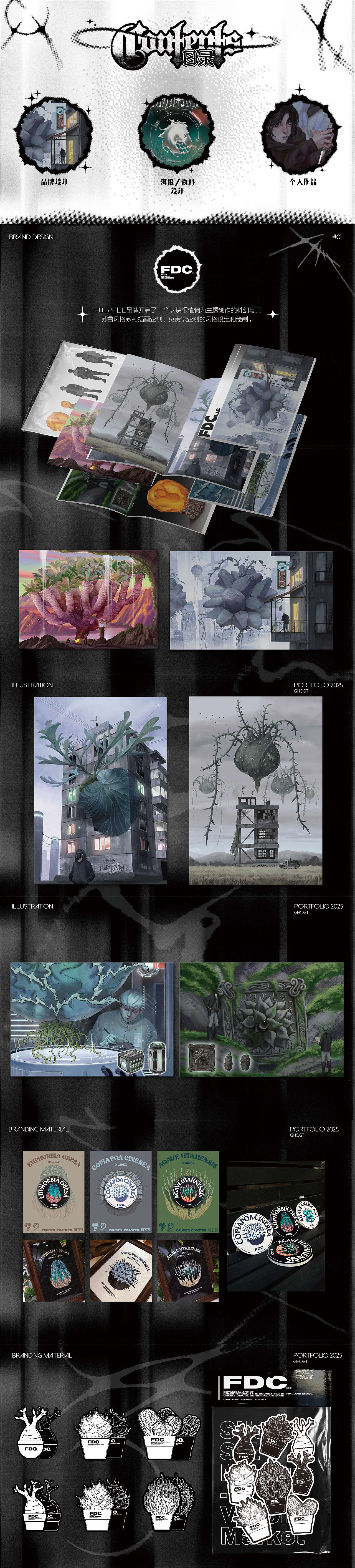 2025 | 插画/设计作品集（图ZMzkzMjcwOTI4） - 商业插画 - 站酷设计师fluorghost原创素材 - 站酷ZCOOL