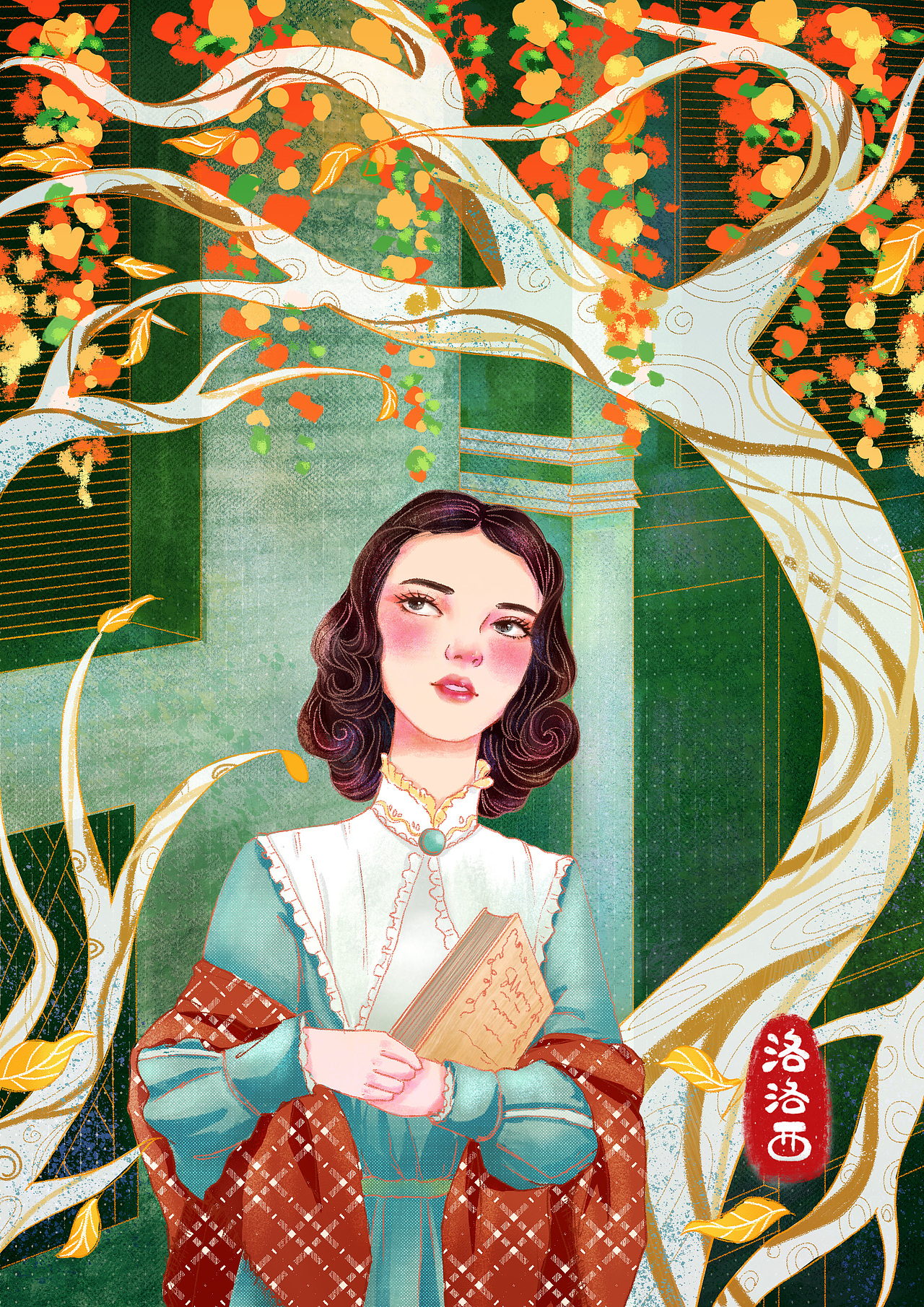 2020年插画创作小结（图ZMzkzMjg0NjE2） - 商业插画 - 站酷设计师洛洛西ya原创素材 - 站酷ZCOOL