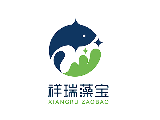 海洋养殖行业logo——祥瑞藻宝