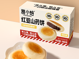 食品包装设计丨高钙山药鲜奶吐司、红豆山药饼纸盒包装