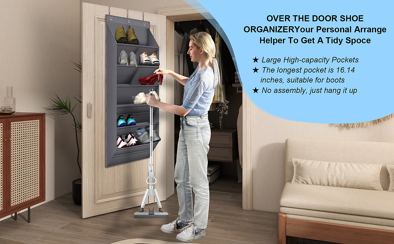 亚马逊 / 亚马逊产品精修 / 悬挂鞋架/悬挂置物架