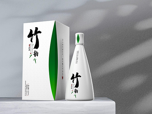 汾酒-竹韵 | 白酒包装设计 | 酒盒设计 | 酒瓶设计