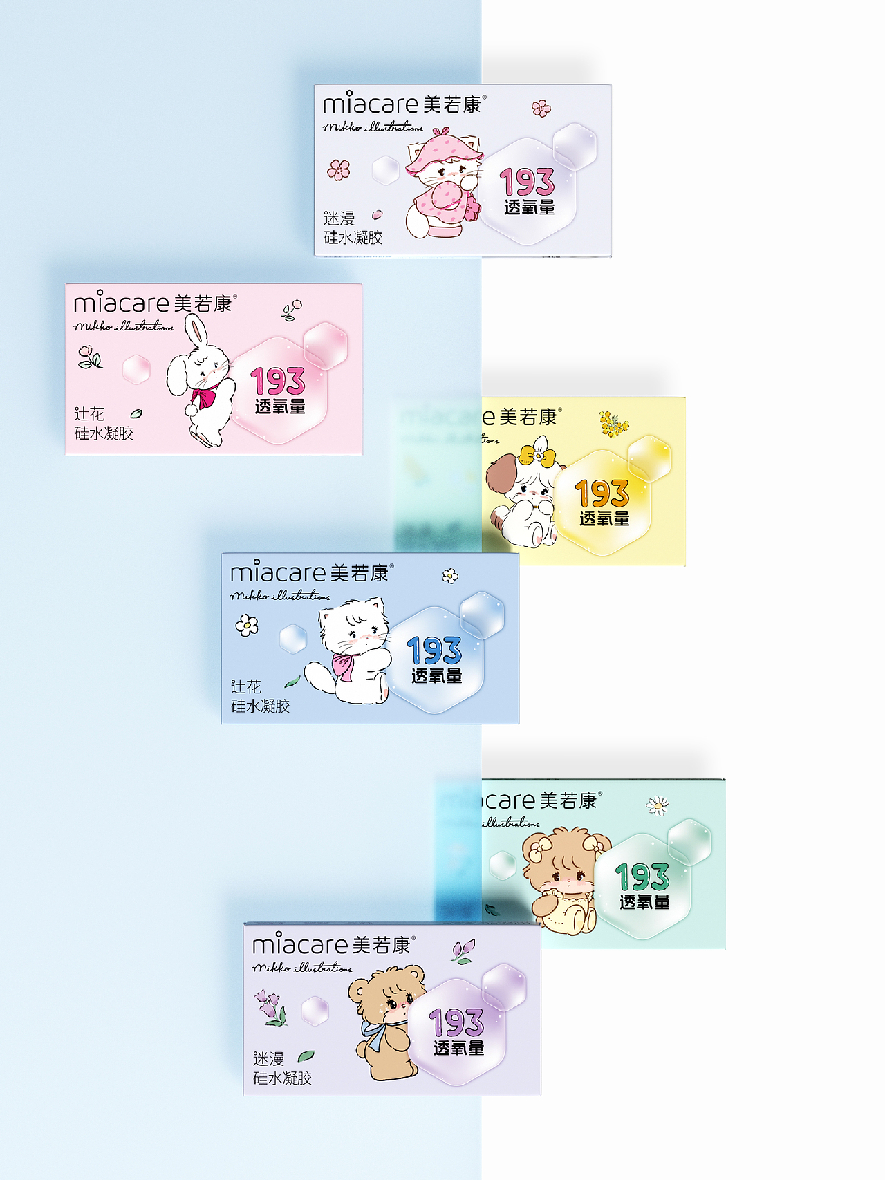 美若康×Mikko 美瞳联名系列包装设计