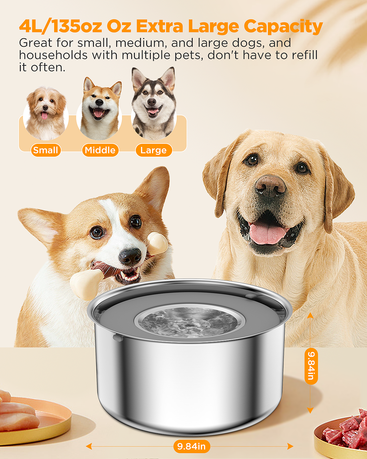 亚马逊宠物漂浮碗