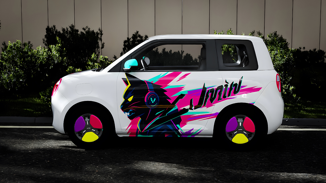 轻松 出游 城市 长安车贴 | 应用创新：光栅卡车贴（图ZMzkzMzMwNzc2） - 其他平面 - 站酷设计师Vcheng丶原创素材 - 站酷ZCOOL