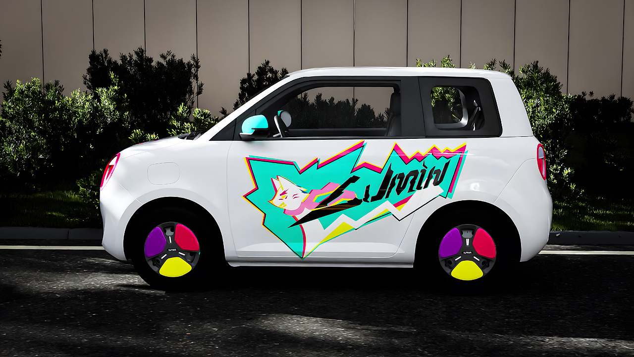 轻松 出游 城市 长安车贴 | 应用创新：光栅卡车贴（图ZMzkzMzMwNzg4） - 其他平面 - 站酷设计师Vcheng丶原创素材 - 站酷ZCOOL