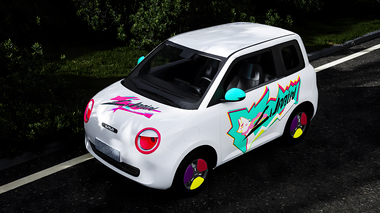 轻松 出游 城市 长安车贴 | 应用创新：光栅卡车贴（图ZMzkzMzMwNzky） - 其他平面 - 站酷设计师Vcheng丶原创素材 - 站酷ZCOOL