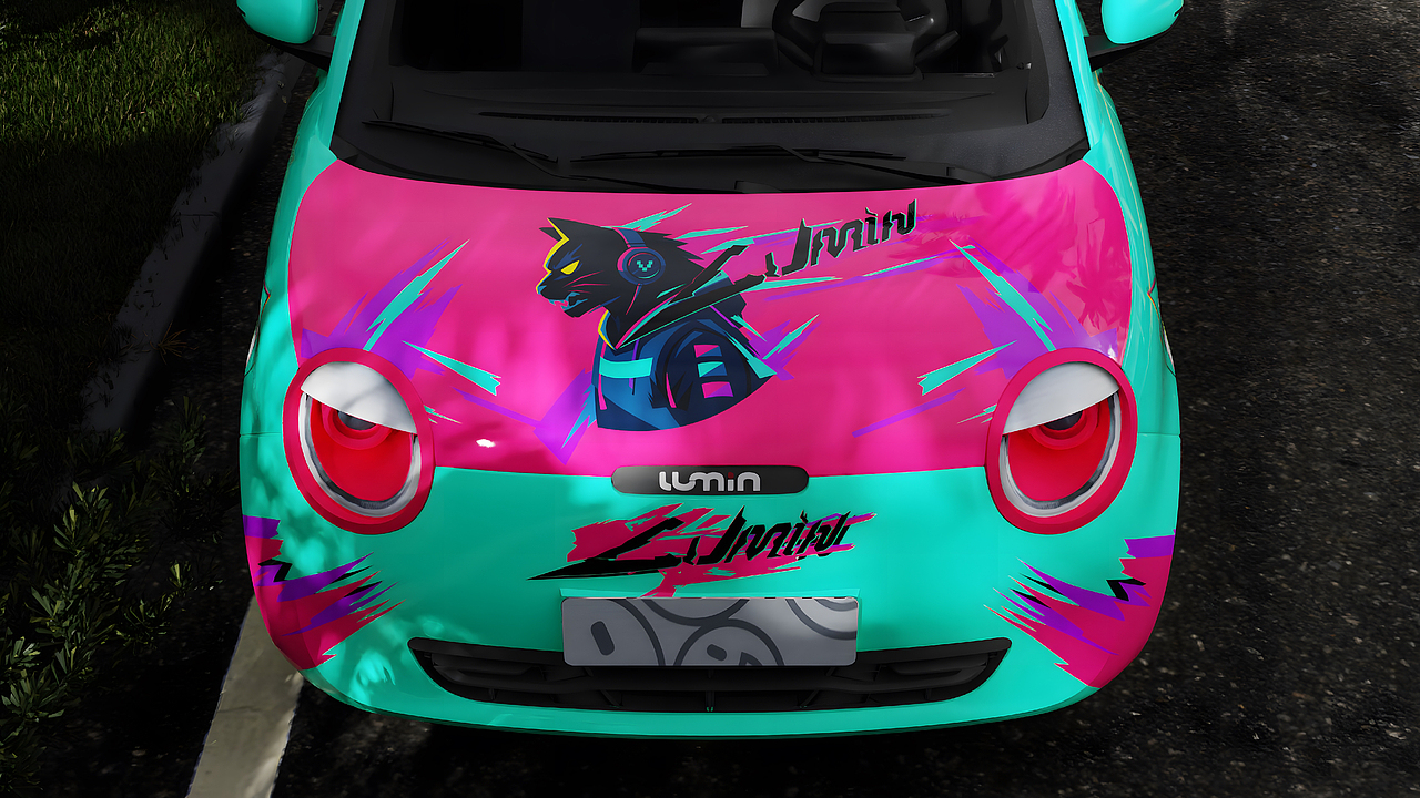 轻松 出游 城市 长安车贴 | 应用创新：光栅卡车贴（图ZMzkzMzMwODAw） - 其他平面 - 站酷设计师Vcheng丶原创素材 - 站酷ZCOOL