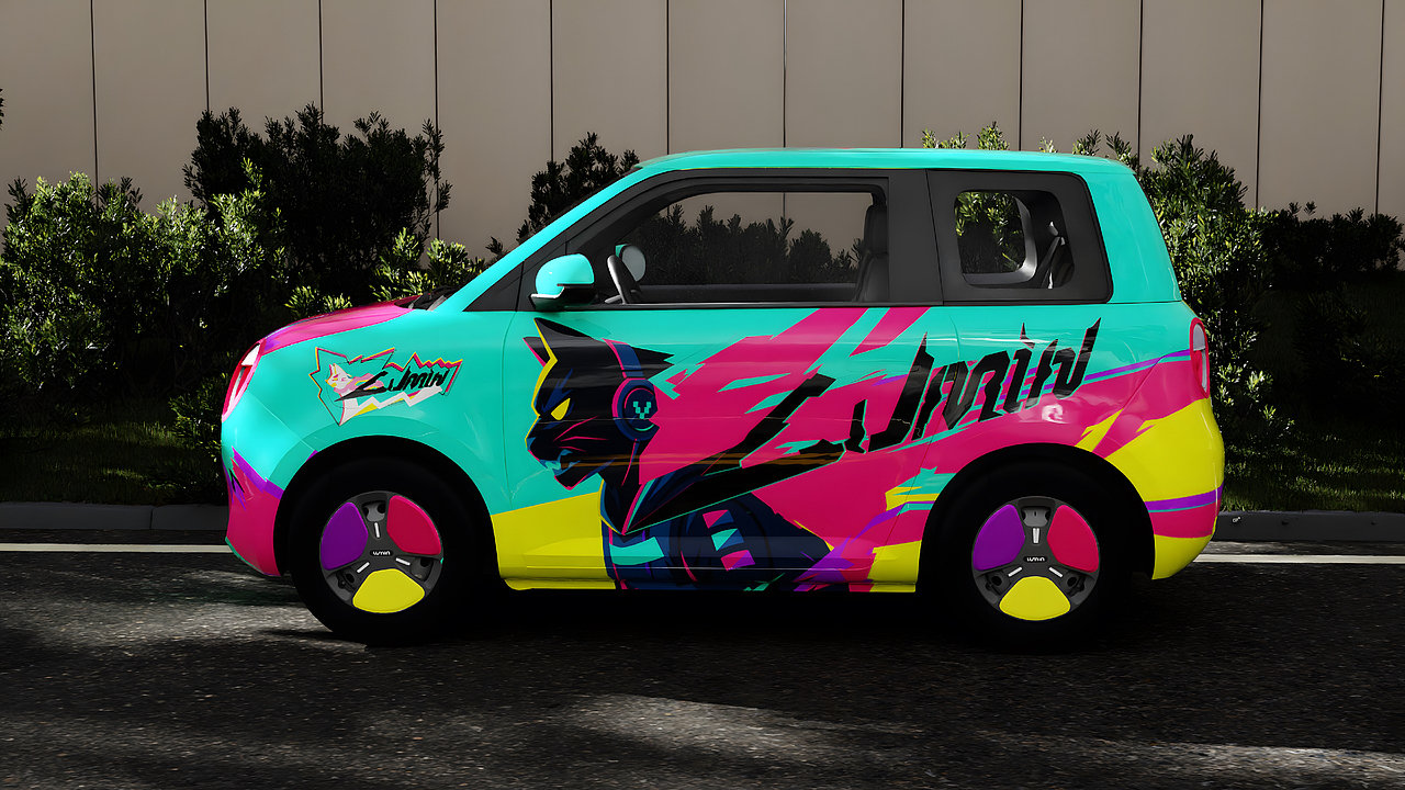 轻松 出游 城市 长安车贴 | 应用创新：光栅卡车贴（图ZMzkzMzMwODA0） - 其他平面 - 站酷设计师Vcheng丶原创素材 - 站酷ZCOOL