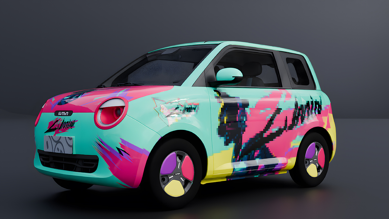 轻松 出游 城市 长安车贴 | 应用创新：光栅卡车贴（图ZMzkzMzMwODYw） - 其他平面 - 站酷设计师Vcheng丶原创素材 - 站酷ZCOOL