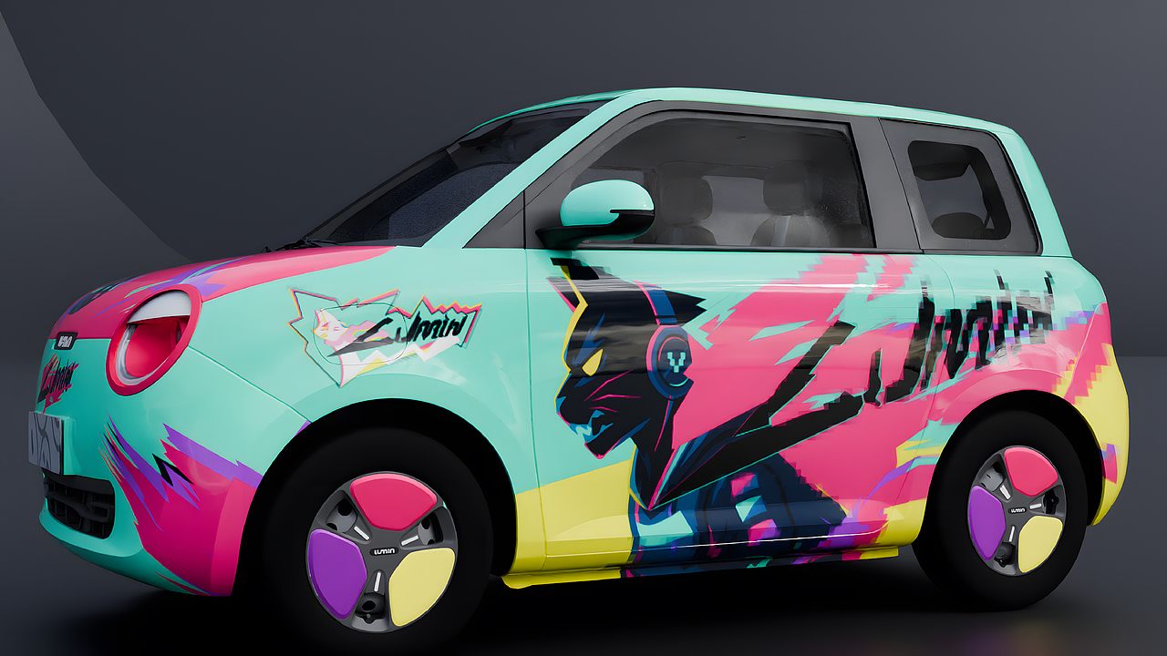 轻松 出游 城市 长安车贴 | 应用创新：光栅卡车贴（图ZMzkzMzMwODY0） - 其他平面 - 站酷设计师Vcheng丶原创素材 - 站酷ZCOOL