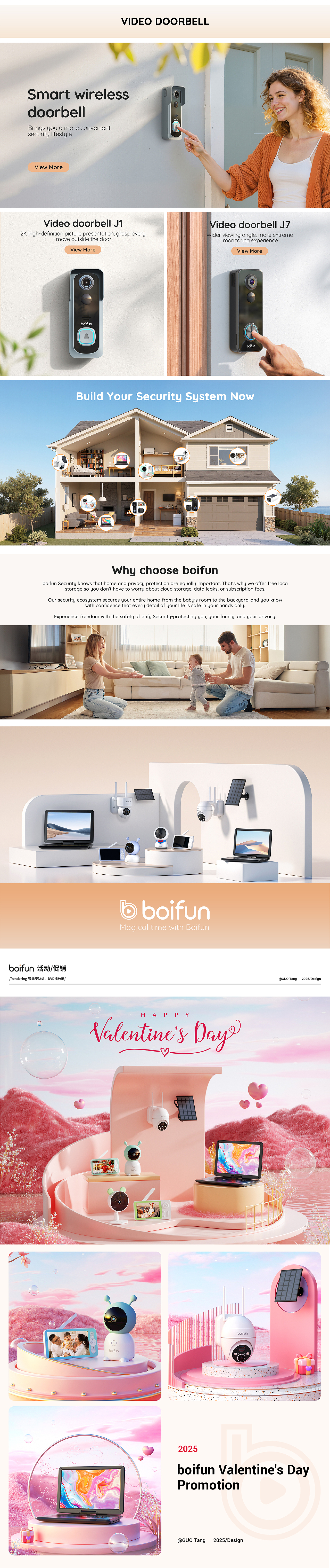 亚马逊 boifun官网/旗舰店/独立站网页--工作小结