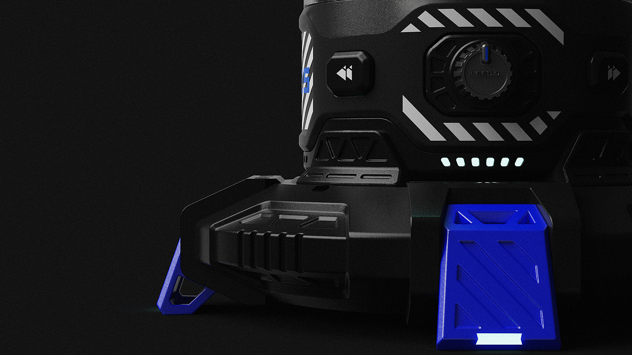 · “机甲”蓝牙音箱 —— “Mech Bluetooth Speaker（图ZMzkzMzQ4Mjc2） - 电子产品 - 站酷设计师LEEDG原创素材 - 站酷ZCOOL