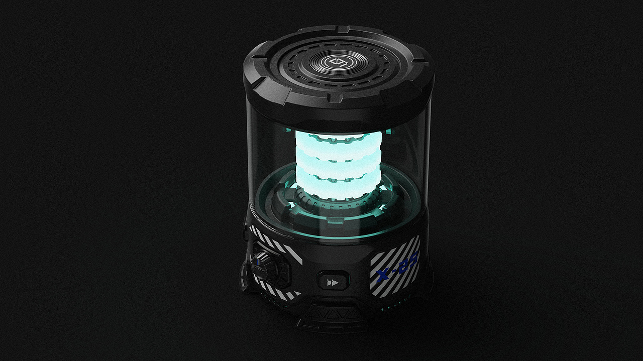 · “机甲”蓝牙音箱 —— “Mech Bluetooth Speaker（图ZMzkzMzQ4MzYw） - 电子产品 - 站酷设计师LEEDG原创素材 - 站酷ZCOOL