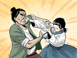 微博动漫-56个民族系列漫画-朝鲜族-《六兄弟》