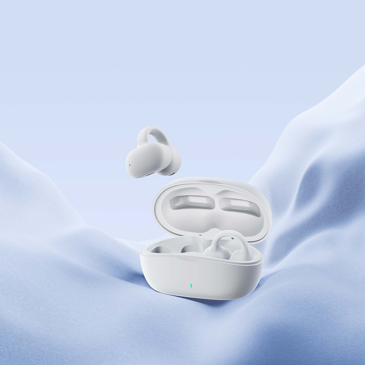 工作杂图 蓝牙耳机和风扇