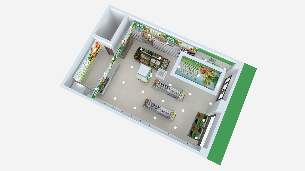 生鲜超市店铺升级改造