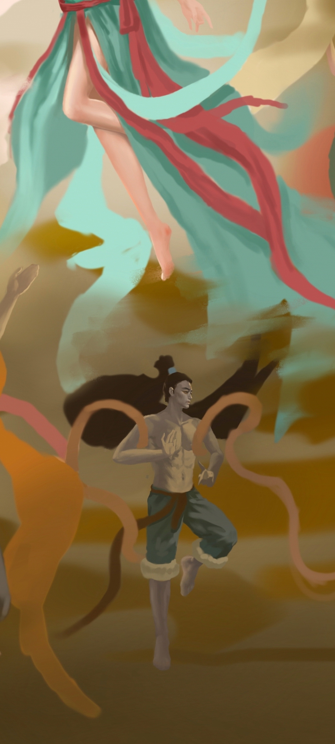 国风插画《救赎》