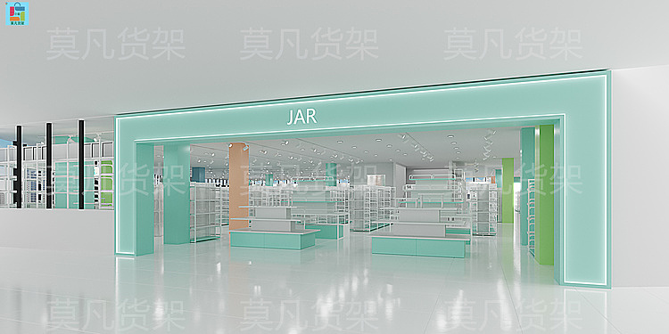 单面双面精品百货店道具大量批发莫凡货架厂家免费设计