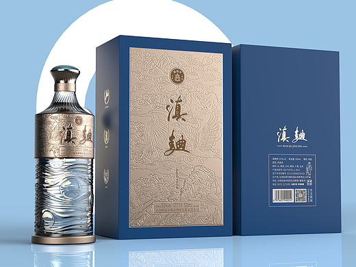 葡萄井酒瓶设计